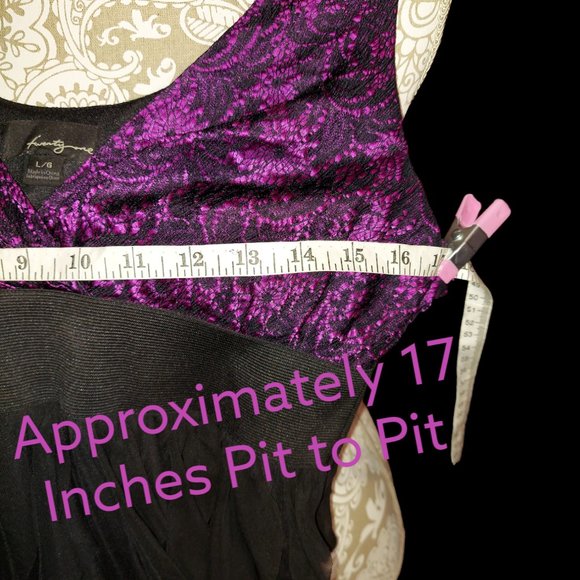 Twenty-One Tank Top Style Dress with Ruffles Junior's Size L - Picture 5 of 7